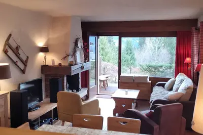 Image de Le Bettex - 1400m  - 2 pièces - 50m2 + grande terrasse face Mont Blanc