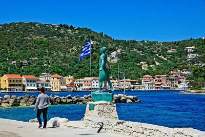Avgi Studio: studio rénové à Gaios Paxos, proche de toutes commodités