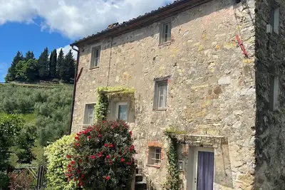 Apartment in carefully renovated farmhouse with exclusive garden
