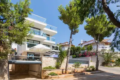 Image de Villa Arcadia à Kalamar avec piscine privée et vue sur la mer