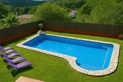 Image de Villas El Olivo Piscine Xxl chauffée 30º. 10 min voiture\/Sitges by Weekly Villas