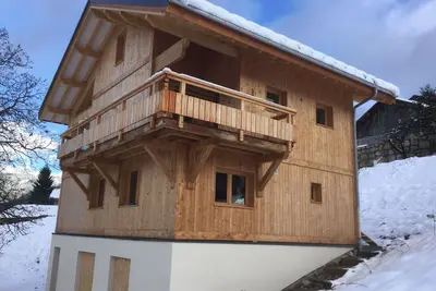Image de Grand chalet avec sauna et bain scandinave