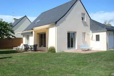 Image de Maison \"Les Voiles bleues\" Sarzeau Bretagne sud avec jardin et la plage Ă pied