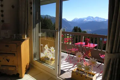 Image de Bisanne-les Saisies, Appartement classé 3*, chaleureux, Wifi, Piscine couverte