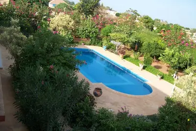 Image de La Somone: La villa Keur Olga climatisée, piscine privée, jardin clos, proche mer,
