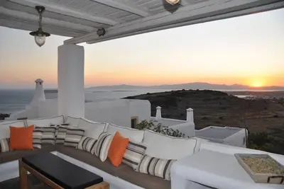 Image de Une villa traditionnelle idyllique avec vue sur la mer Ă Paros, Cyclades