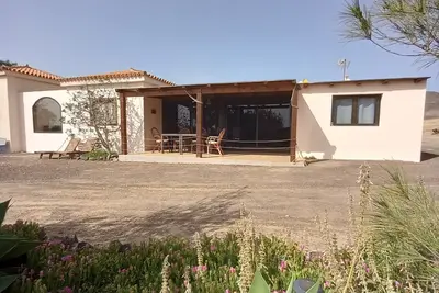 Image de relax sur maison de plage à cotillo situé dans un magnifique espace naturel