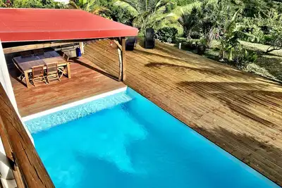 Image de Villa Mabuya : Havre de paix avec piscine privée et vue imprenable à Sainte-Anne