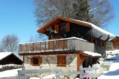Image de L'Alouette-Chalet individuel, grande terrasse sud-ouest, jardin privatif 300m2
