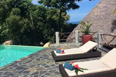 Image de Luxury, calm and authenticity a few steps from a very beautiful beach. . . .