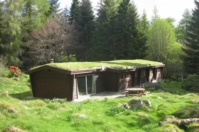 Image de Maison en rondins de 3 chambres dans un bois au cœur du Highland Perthshire