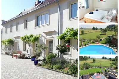 Image de Appartement \"Bauernstube\" avec piscine et sauna sur une cour restaurée de 3 côtés