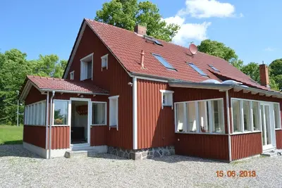 Image de Maison suédoise confortable avec cheminée, sauna, jardins d'hiver entre Rerik et refroidissement bo