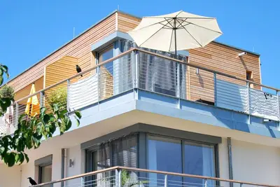 Image de Duplex dans le nouveau bâtiment avec 2 balcons à Kressbronn, exclusivement et directement au bord du lac