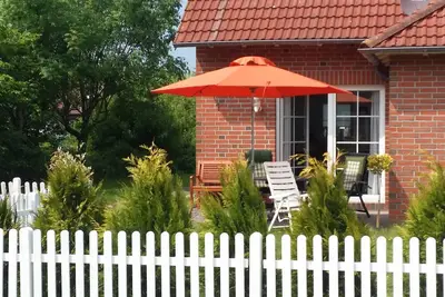 Maison de vacances familiale, meublée avec amour, avec WiFi et chaise de plage
