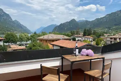 Appartement pour 2 adultes. + 1 enfant, belle vue, à 200 m du lac / plage, jardin
