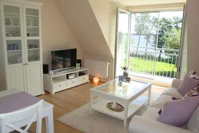 Image de Vue sur le lac, accès au lac, 3 ***, W-Lan, Ostseenah, sauna, jardin, calme, moderne