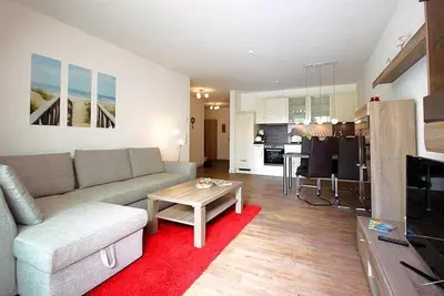 Image de Appartement ensoleillé 2 pièces avec sauna et une connexion Wi-Fi, sur la plage