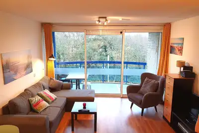 Image de Appartement avec un grand balcon plein sud ensoleillé à 450 m de la plage