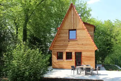 Image de Situé location confortable maison de vacances directement entre lac et forêt