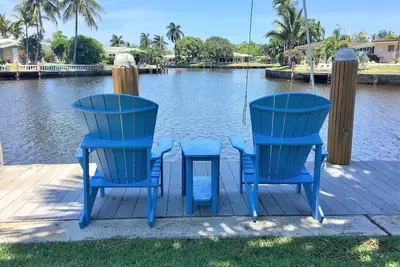 Image de Super Paradise - Bord De Mer - Piscine Chauffee - Palmiers - Tiki Hat - Boatlift