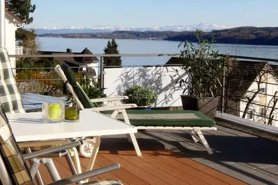 Image de Ce Appartement avec vue mer fantastique - et Alpenblick
