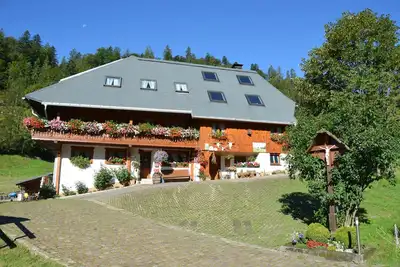 Image de Fribourg, Sud de la Forêt Noire, Schauinsland Hofsgrund, maisons de ferme,