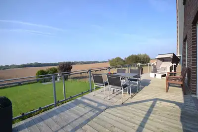 Image de Excl. Appartement Seepanorama: Unique mer Baltique 1. Série, 30 m² balcon