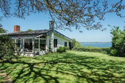 Image de Des vacances reposantes avec vue sur la mer, sauna et cheminée sur le fjord de Flensburg