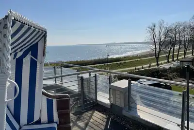 Image de Première rangée directement sur la plage grande terrasse donnant sur la mer Baltique et Wi-Fi