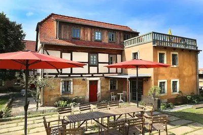 Image de Exclusive 4 étoiles maison de vacances pour 8-12 personnes sur historique Dreiseithof
