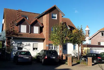Image de confortable appartement de 3 pièces à Timmendorf-Strand avec vue sur la mer