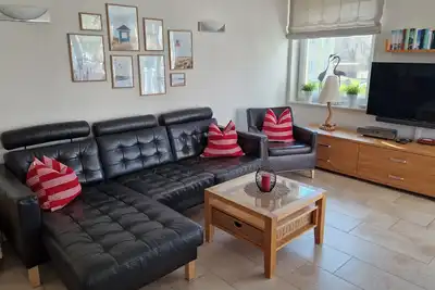 Image de coureurs de plage Appartement, 50 m plage, chaise de plage, d'une connexion Wi-Fi gratuite, 2 balcons sud-ouest