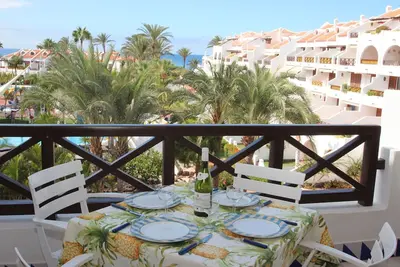 2 chambres à coucher, près de la plage, grande piscine, Playa de Las l'Amérique