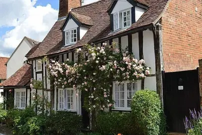 Image de Cottage Période 15ème siècle En Saffron Walden, Essex Angleterre