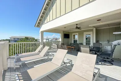 Image de Maison parfaite pour des vacances en famille ~ plusieurs terrasses couvertes