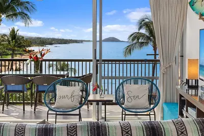 Image de Keawakapu Beachfront Living- Nouvelle inscription! \"Vrai\" bord de l'océan et vraiment clé en main!