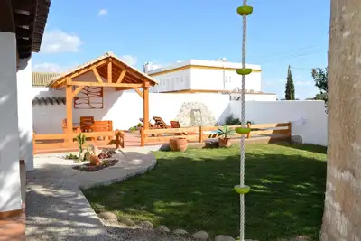 Image de Casa 2 Mar y Sombra Hébergement avec piscine privée.