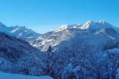 Image de Les Roches : appartement dans un chalet tranquille avec jardin
