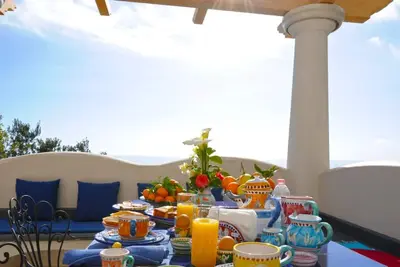 Image de Villa au coeur d'AmalfiCoast avec accès à la plateforme de mer équipée, parking