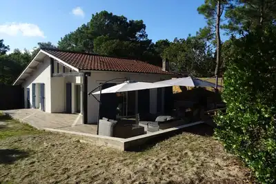 Image de villa familiale avec jardin à la pointe du cap ferret