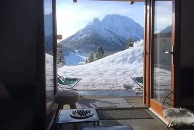 Image de Montgenevre T4, plein sud, récent, standing, 68 m², 6 couchages terrasse, balnéo