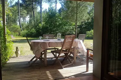 Image de Ancien chai landais restauré en agréable maison pour 6 personnes