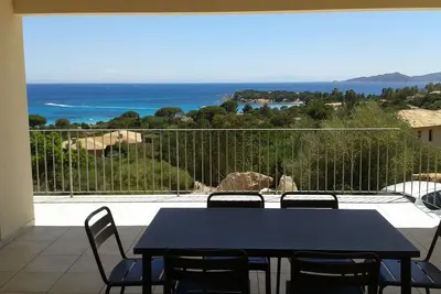 Image de Palombaggia, Emplacement idéal accès plages 10mn à pieds vue panoramique mer!