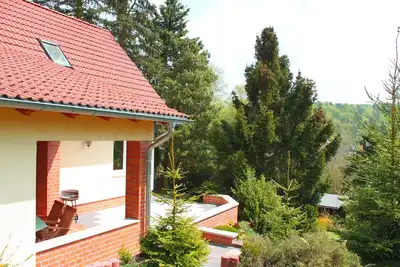 Image de Votre maison de vacances avec une vue fantastique sur les montagnes du Harz Ă GĂĽntersberge