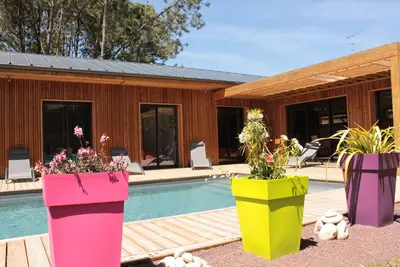 Image de Villa bois 5* de 150 m2 avec piscine chauffée