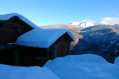 Image de Superbe appartement dans un Chalet Ossature bois Ă Ax 3 Domaines - Bonascre
