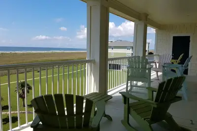 Image de Beachfront, vue imprenable sur le golfe - seulement 2 week-ends d'été ouverts disponibles
