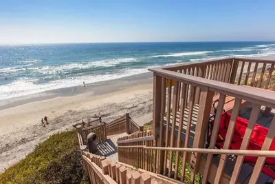 Image de Paisible bord de mer Condo à Seabluffe, Leucadia. 1 minute à pied de la plage privée.