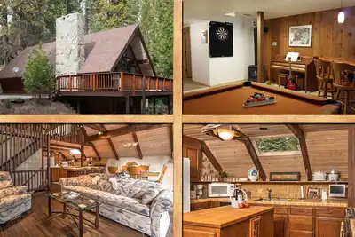 Image de Personnalisé, spacieux, 3 étages, salle de jeux, climatisation, Hbo, à 3 km de la porte S. de Yosemite